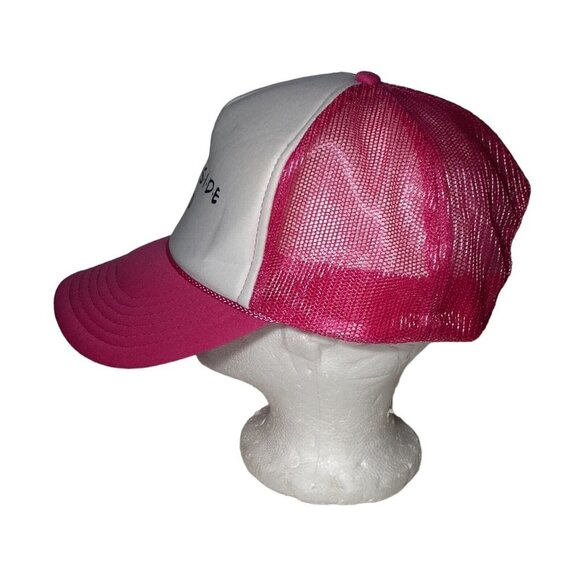 Trucker Hat Mesh Snap Back Beachside 2020 Hot Fuchsia Pink Baseball Cap main image 5